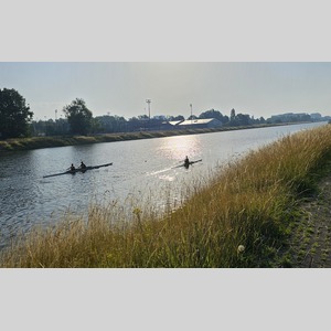 The rowing lake next to our camp site
