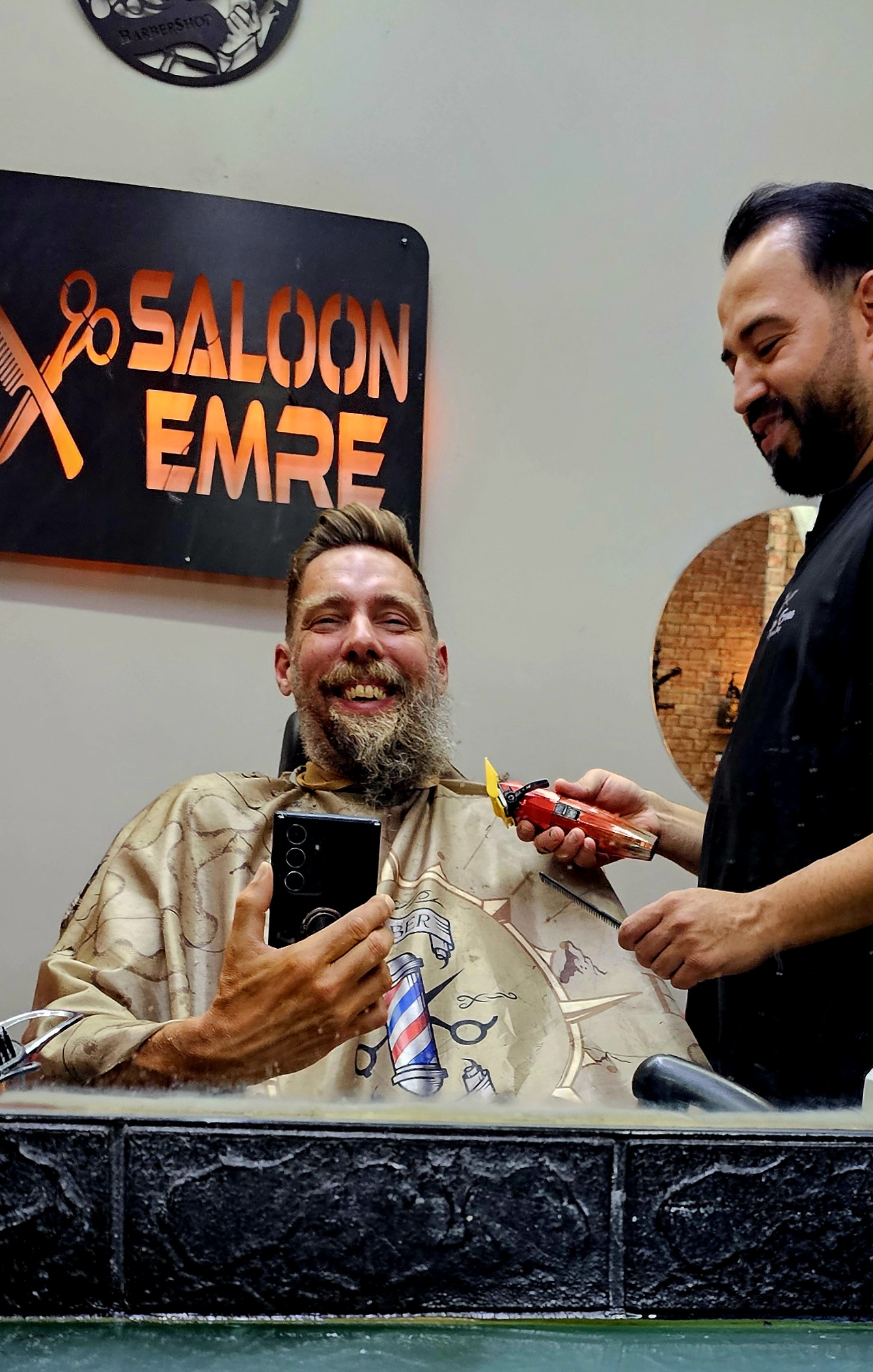 My barber in Istanbul