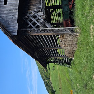 Hay drying rack